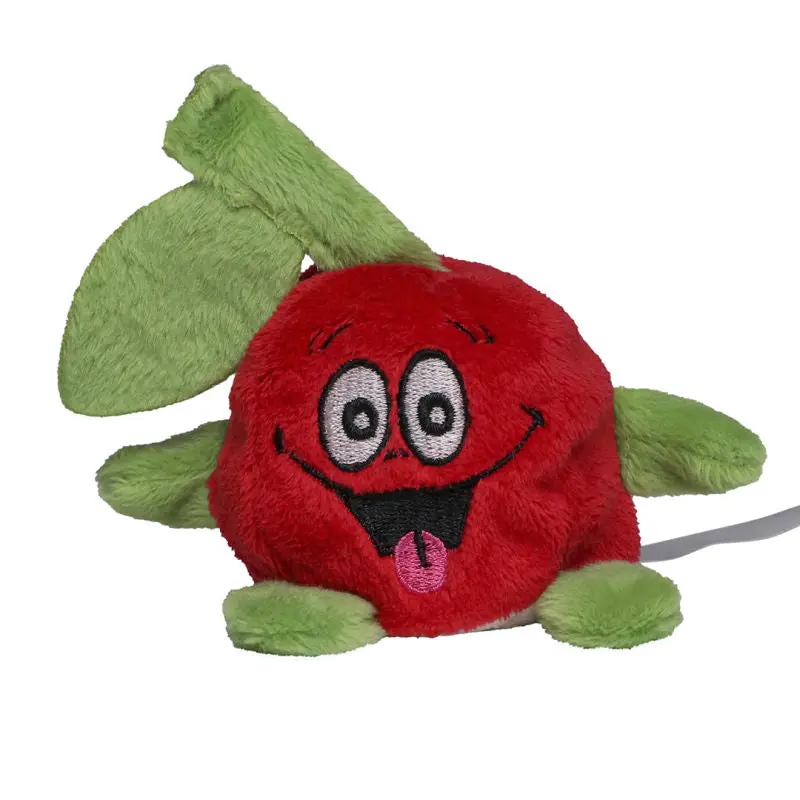 MiniFeet Kirsche - Rot Plüschfrucht Weich & Lebhaft Deko & Spielzeug Geschenkidee