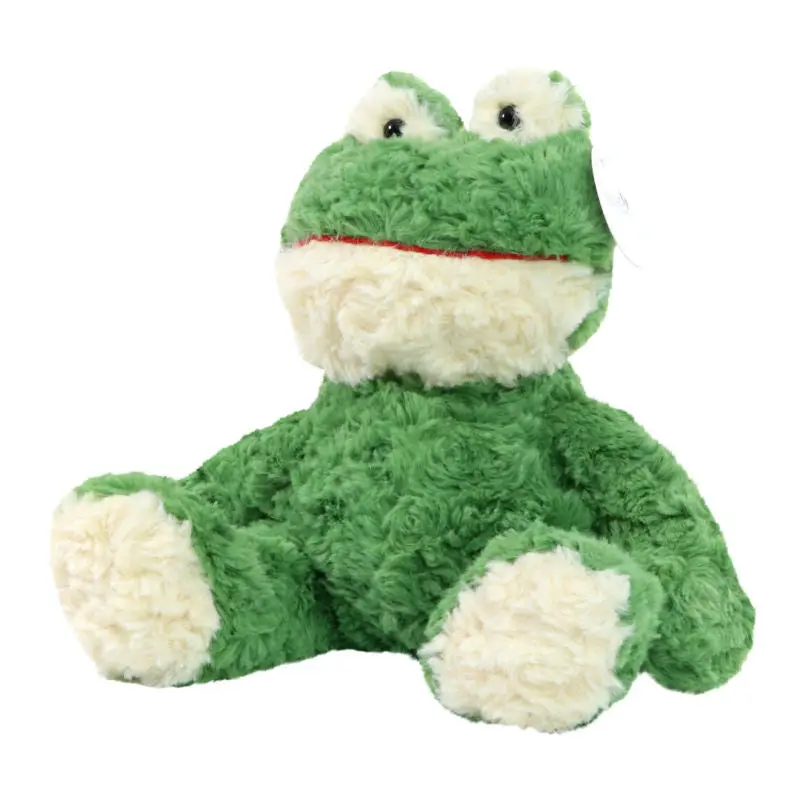 MiniFeet Frosch Torge - Grün Plüschfrosch Weich & Quakend Deko & Spielzeug Geschenkidee