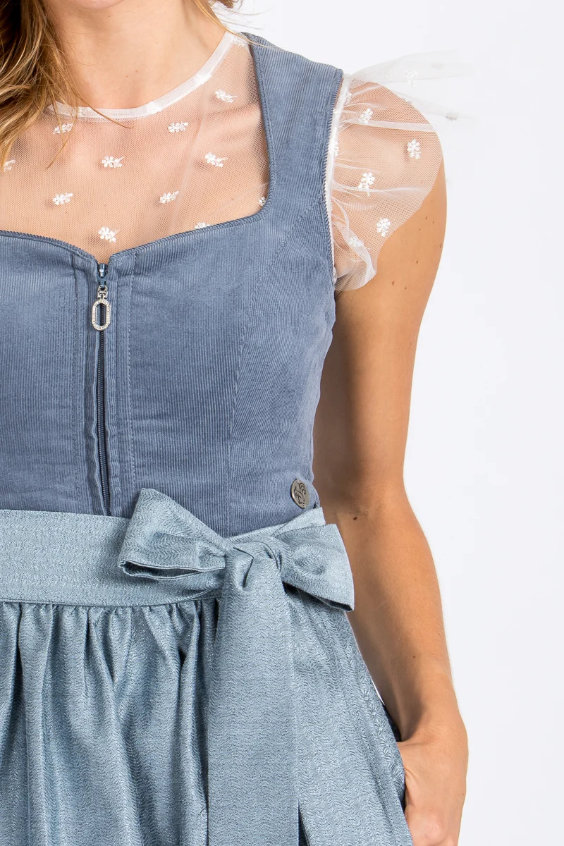 Marjo Dirndl mit abnehmbaren Flügelärmel Ansfelden blau