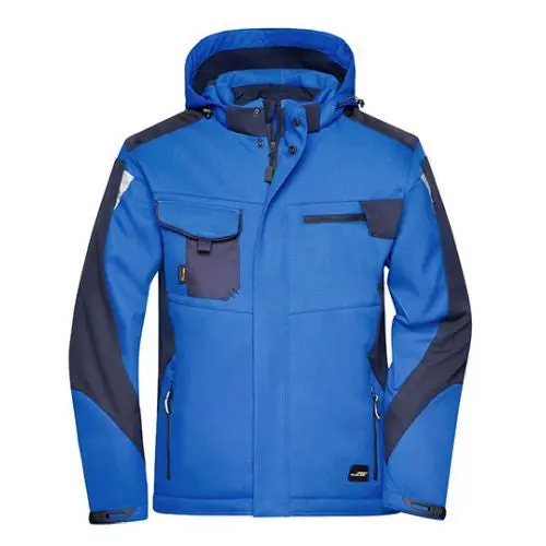 Craftsmen Softshelljacke -STRONG-: Robust, Funktional & Wetterfest Arbeits- & Outdoorjacken