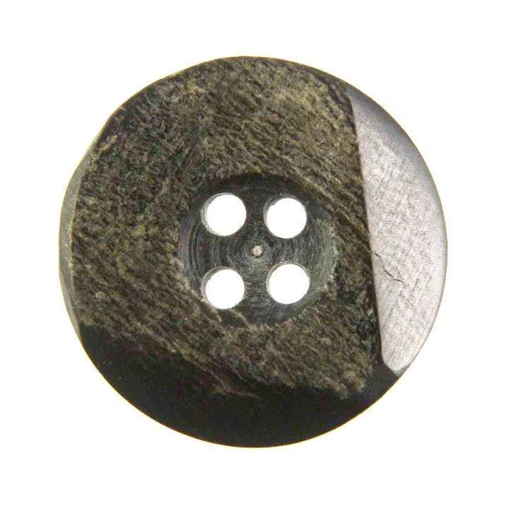 Hornknopf Braun 4-Loch – HK-149