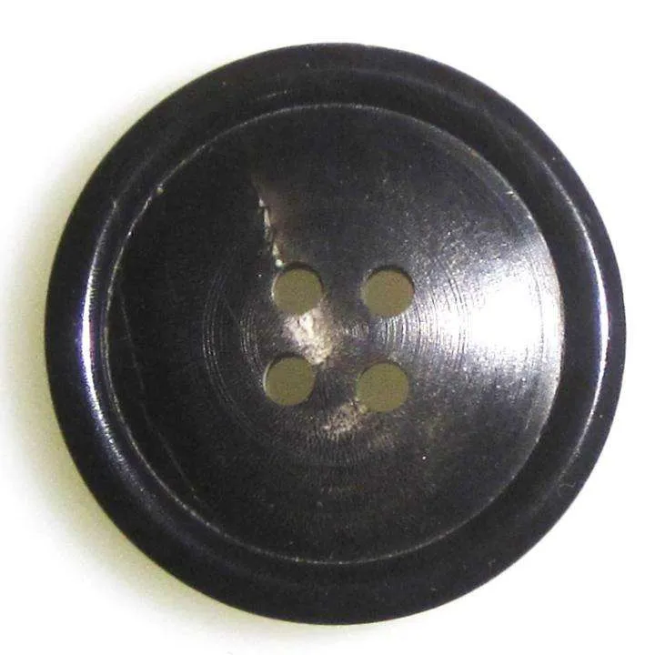 Herrenknopf Braun – Hornimitatknopf KBR-401