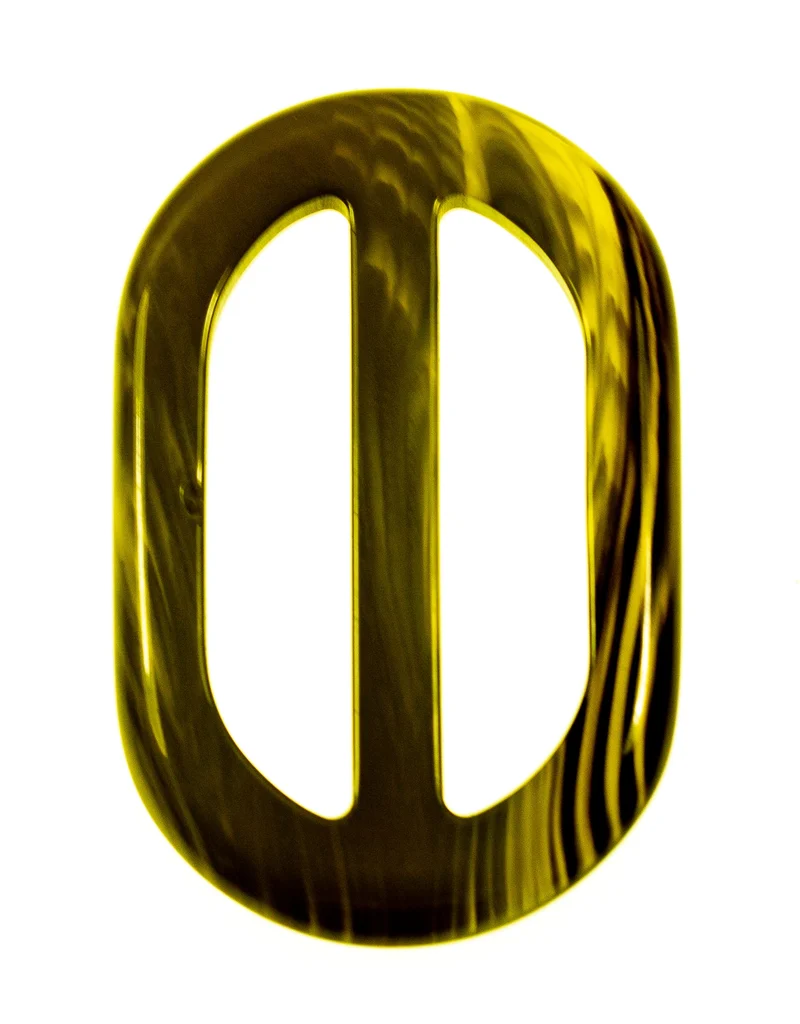 Schnalle Olive 50 mm – Hornimitatschnalle S-HI-34