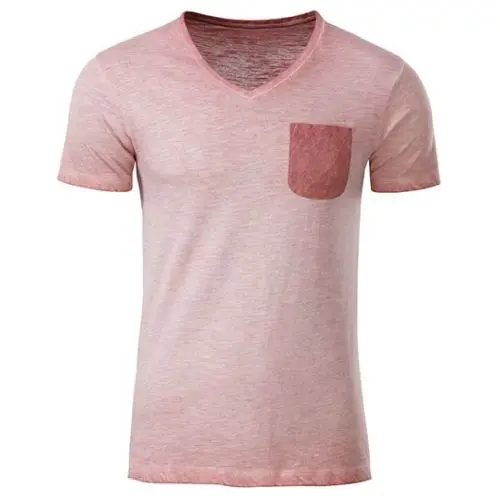 Herren Slub-T-Shirt – Trendiger Freizeitlook, 100% Baumwolle, atmungsaktiv