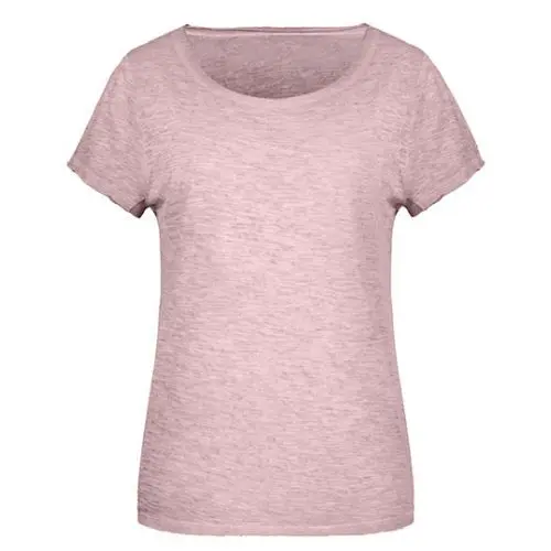 Damen Slub-T-Shirt: Stilvoll, Bequem & Vielseitig Modische Freizeit- & Alltagsbekleidung