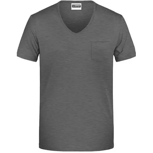 Herren T-Shirt mit Brusttasche – Stilvoll und praktisch, hochwertiger Baumwollstoff