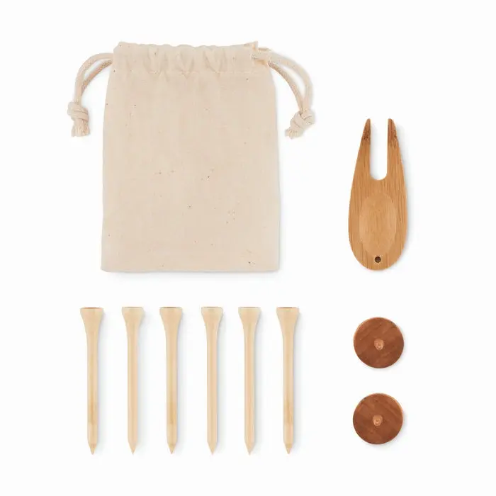 DORMIE Golf-Utility-Kit im eleganten Etui – Beige