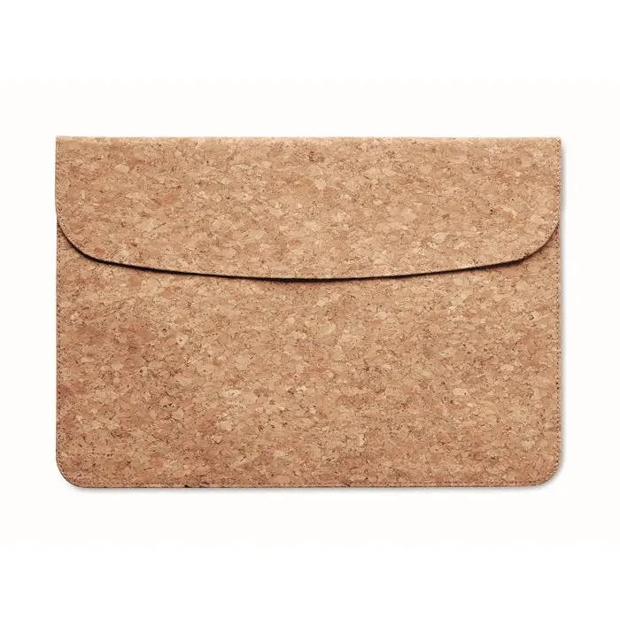 GRACE Laptop-Tasche aus Kork, Beige, Elegant & Schutz bietend