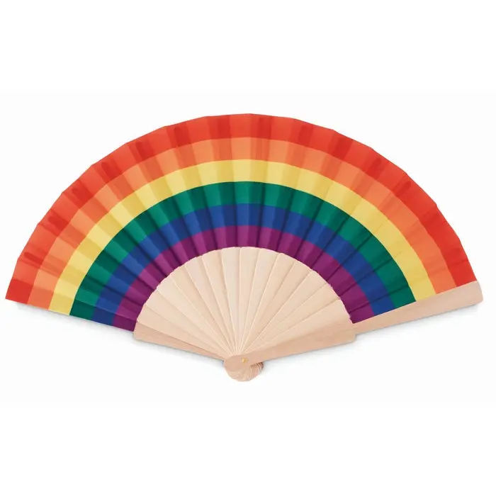 BOWFAN Fächer in Regenbogenfarben – Bunt und Erfrischend für Jeden Tag