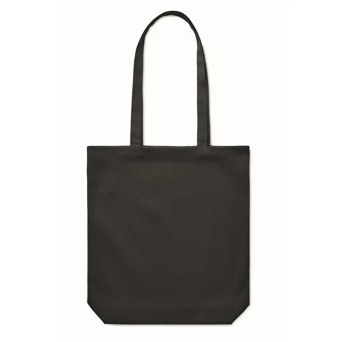Langlebige RASSA COLOURED Canvas Einkaufstasche 270 g/m² in Schwarz