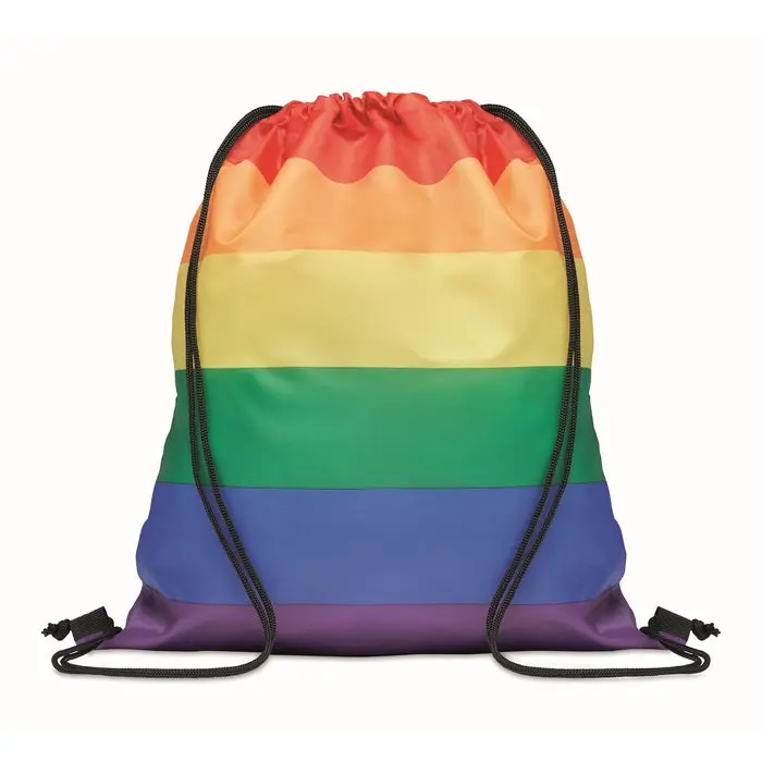 Multicolor Kordelzugbeutel RPET BOW - Umweltfreundlich und vielseitig einsetzbar