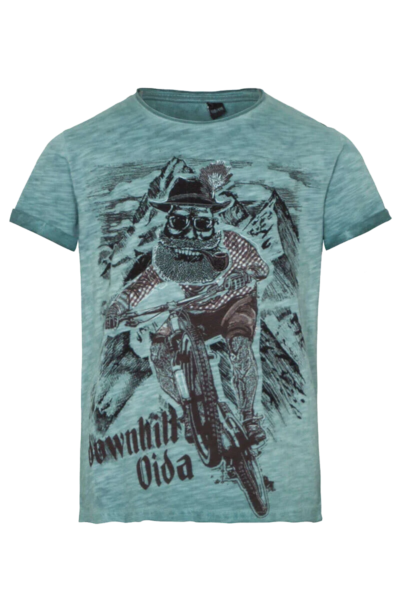 Kinder Trachten-T-Shirt 'downhill'