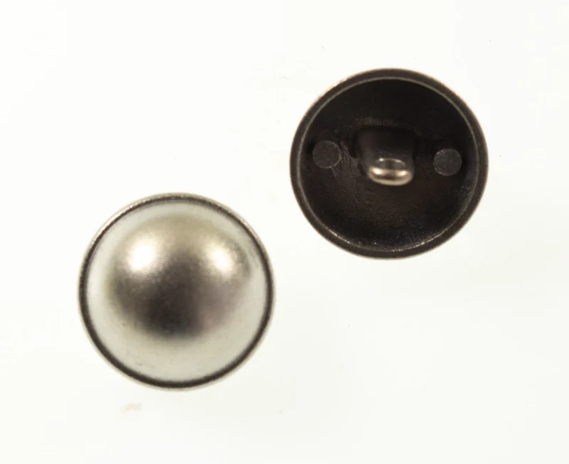 Metallknopf Wappenoptik Silber – Uniformknopf MK-90SILBER-MATT