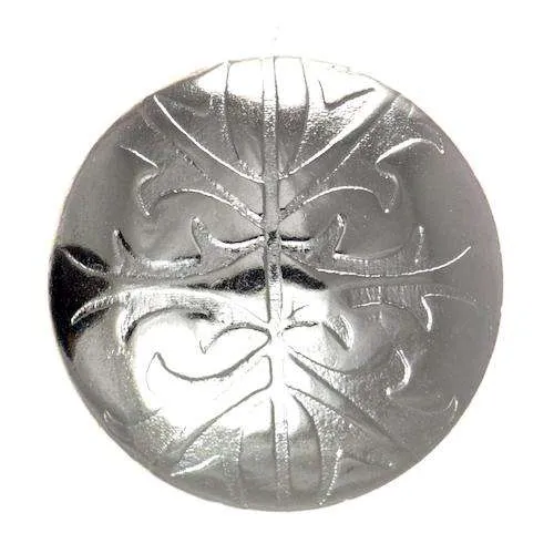 Metallknopf Wappenoptik Silber – Uniformknopf MK-71S