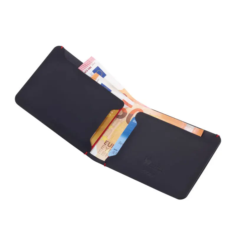 Troika Geldbörse Troika SLIM WALLET – in Rot und Schwarz