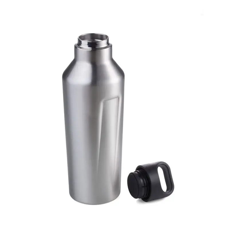 Troika HEISS & KALT Thermoflasche, 500 ml - Elegantes Silber