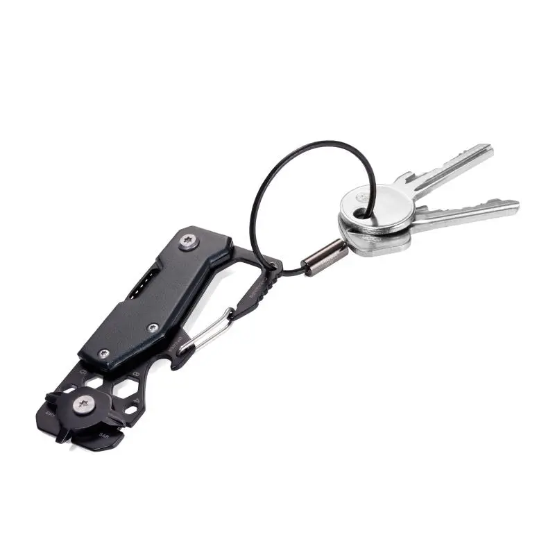 Vielseitiges Troika Mini-Werkzeug TOOLINATOR - robustes, schwarz-titan Multifunktionswerkzeug