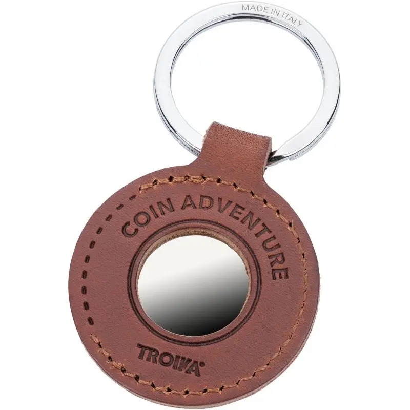 Vielseitiger Troika COIN ADVENTURE Schlüsselanhänger - Braun