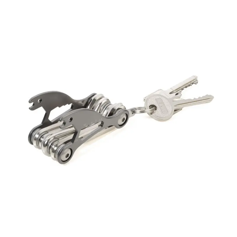 Multifunktionswerkzeug BIKE MULTITOOL von Troika in Titan - Vielseitiges Fahrradtool