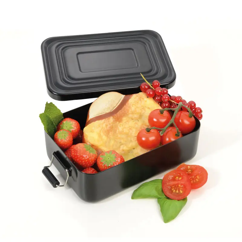 Troika Lunch-Box Schwarz Stilvoller und robuster Frischhaltebehälter für unterwegs