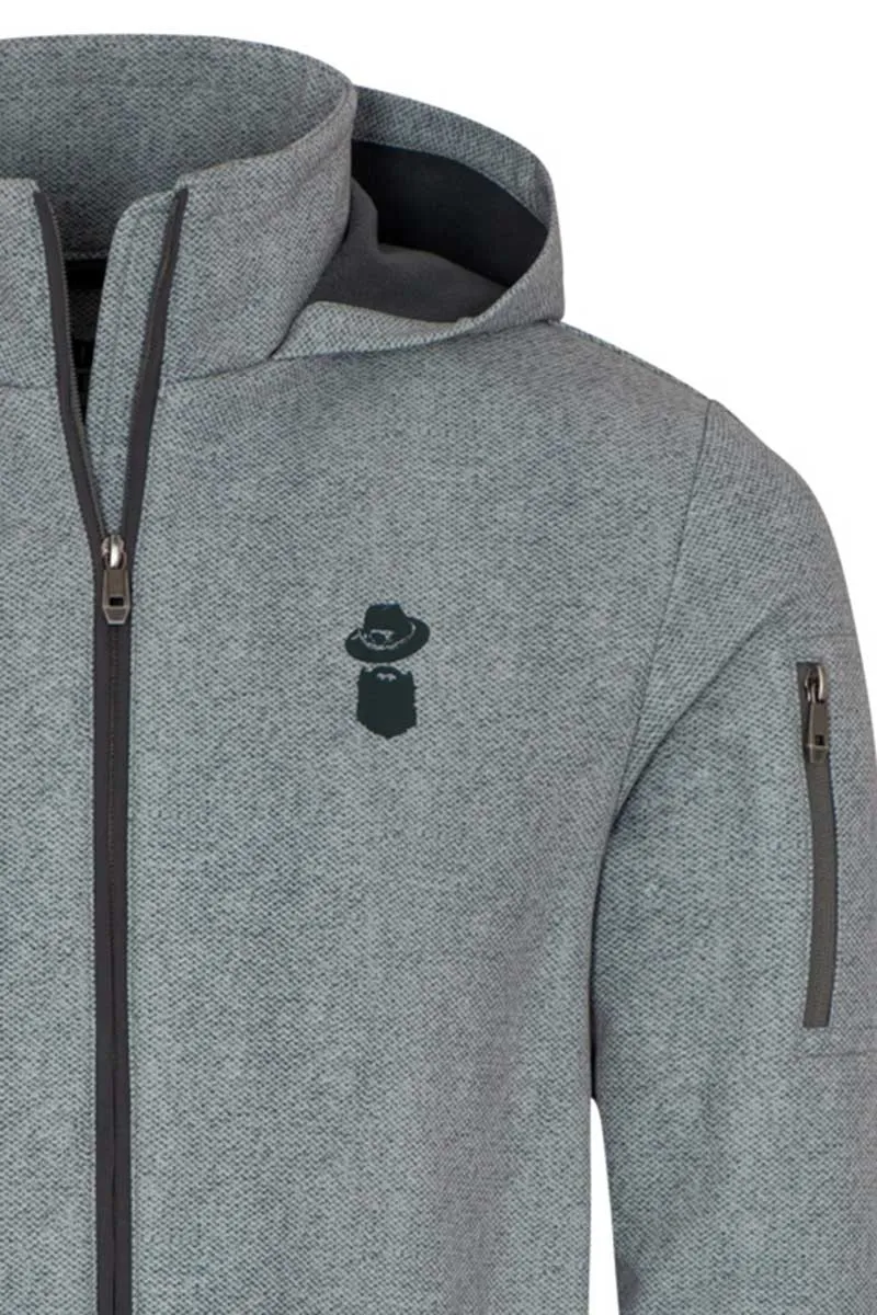 Alpine Herren Softshell-Jacke wasserabweisend - grau