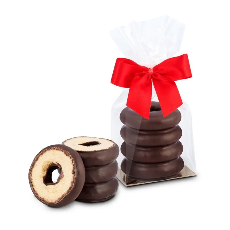 Mini-Baumkuchen in Zartbitterschokolade - Feine Delikatesse