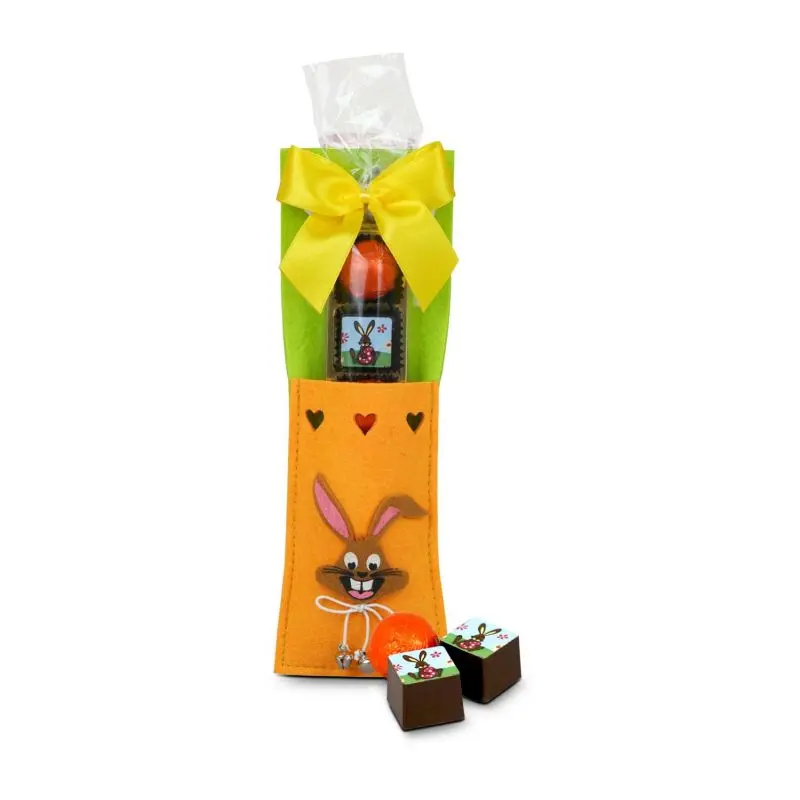 Bestecktasche in Hasenform - Charmantes Tischzubehör für Ostern