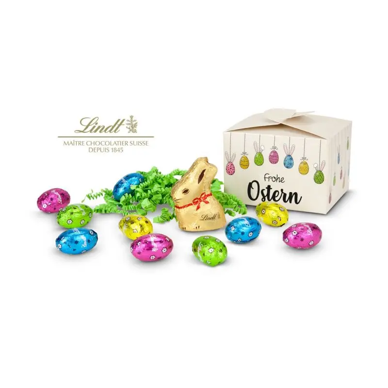 Lindt Osternest mit Happy Easter Motiv - Exquisite Osterüberraschung