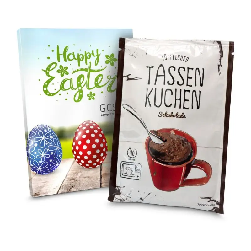 7g Tassenkuchen mit Standardmotiv Frohe Ostern - Süßer Ostergruß