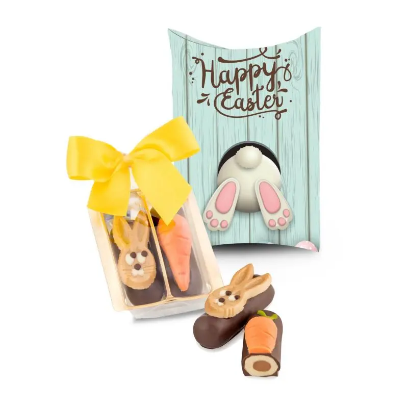 Kleines Oster-Duo mit Happy Easter Motiv - Festliche Dekoration