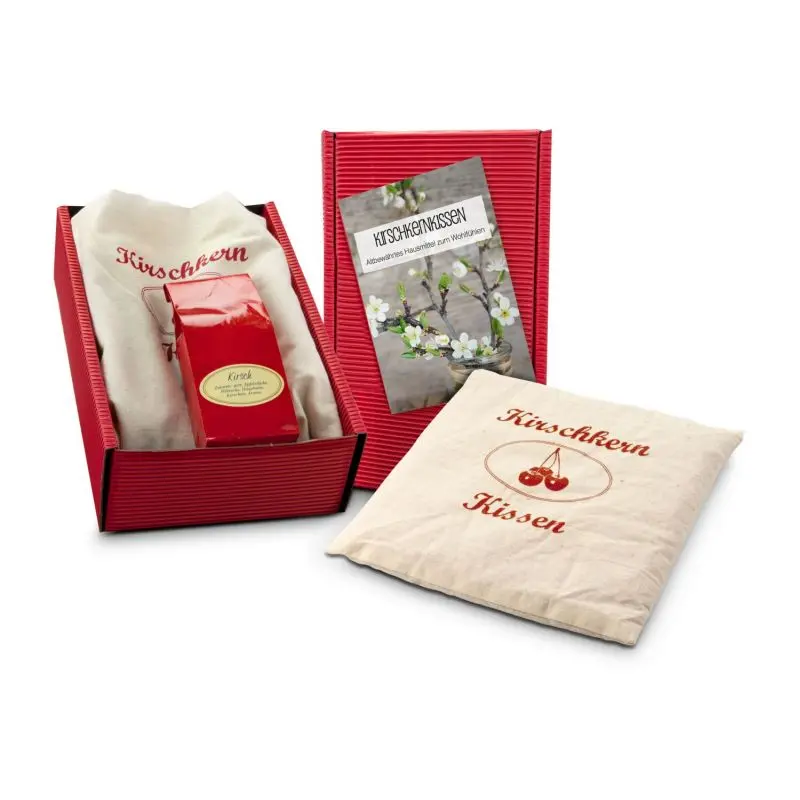 Geschenkset 'Kirschkernkissen' – Natürliche Wärmetherapie