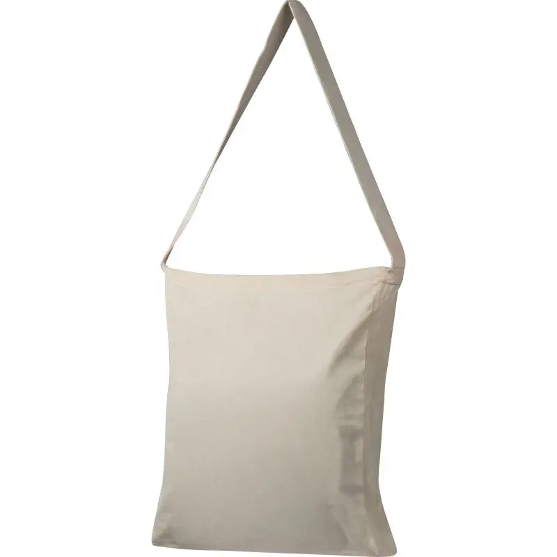 Lehbek Weiße Baumwolltasche mit Canvasgurt, Stilvoll & Robust