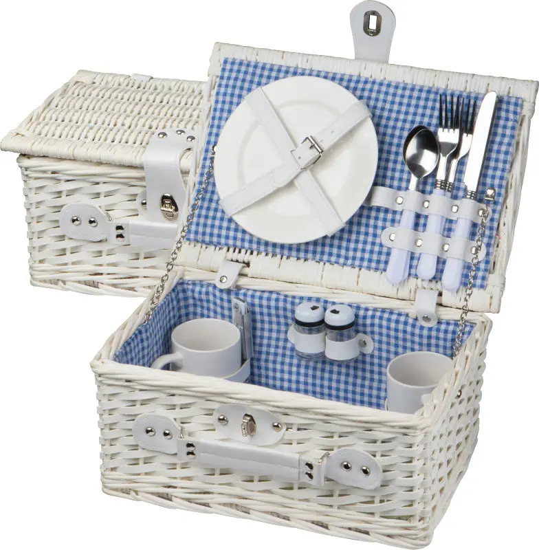 Emmerlev Picknickkoffer in Weiß - Elegant & Funktional