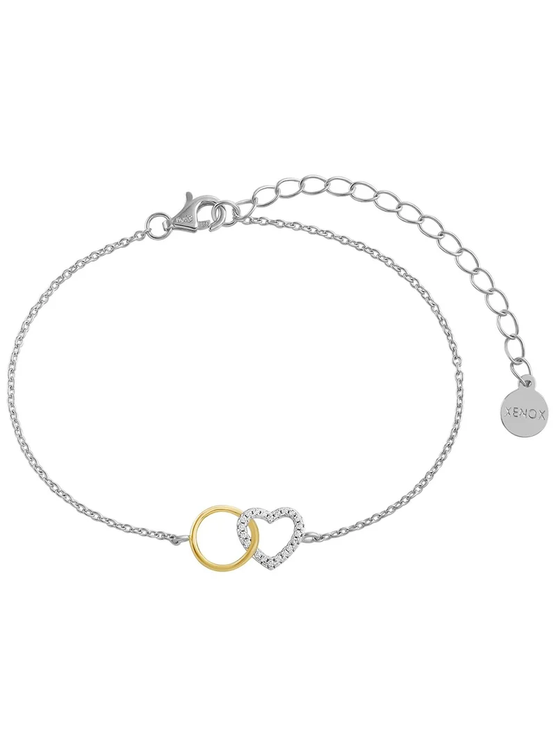 Xenox Damen 925 Sterling Silber Armband XS3612G