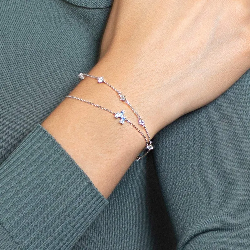 Xenox Damen Armband Armkette Sterling Silber 925 XS1946