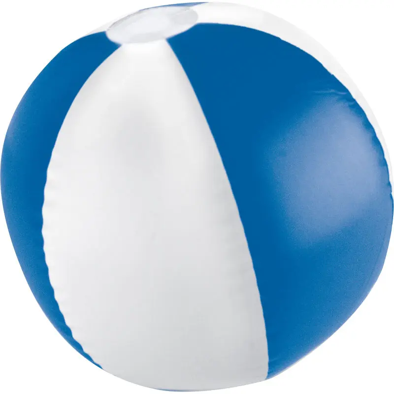 Zweifarbiger Strandball Key West - Blau & Weiß für Spaß am Strand