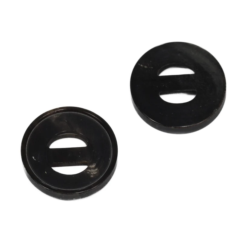 Hornknopf Braun Stegknopf – HK-1-SCHWARZ-BRAUN