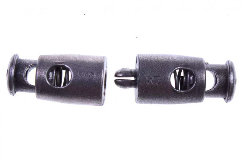 Kordelstopper Altsilber 48x13 mm – Metallkordelstopper KOST-29