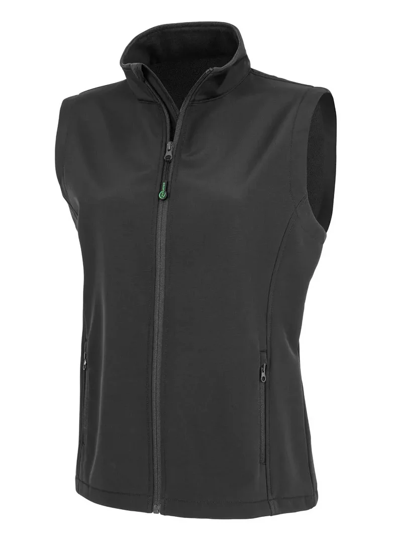 Damen Recycelte 2-lagige Druckbare Softshell B/W