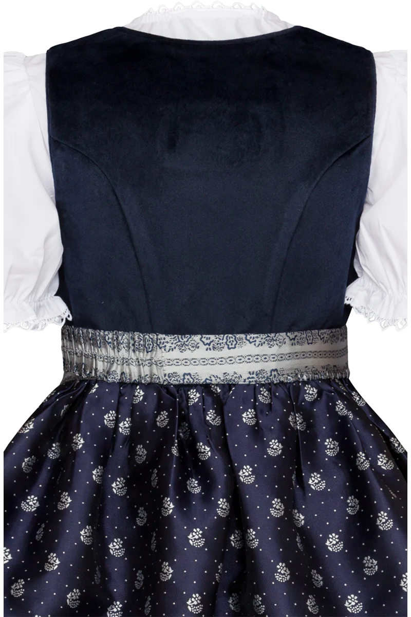 Kinder Samtdirndl mit Bluse