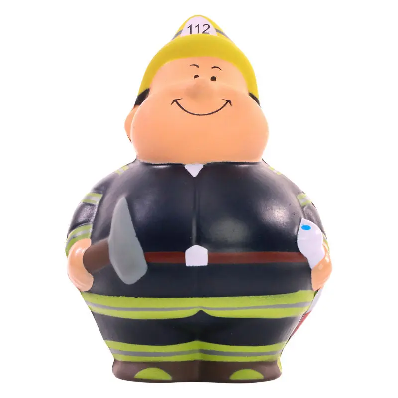 SQUEEZIES Feuer Bert Stressfigur – Bunt, Entspannend & Lustig