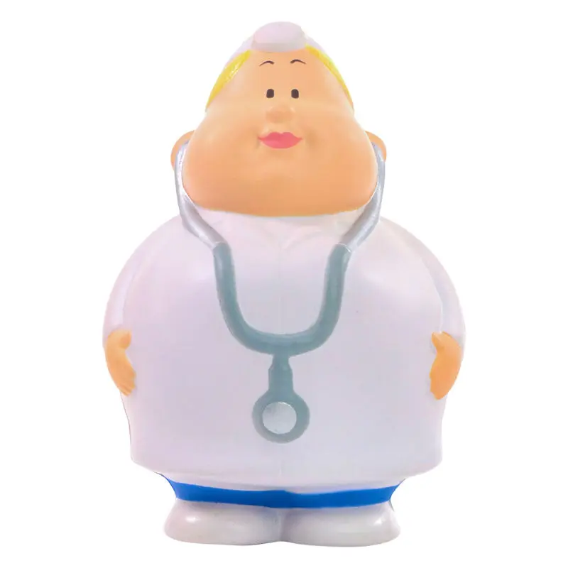 Bunter SQUEEZIES Dr. Berta Stressball - Spaßiges Schreibtischspielzeug & Entspannungshilfe