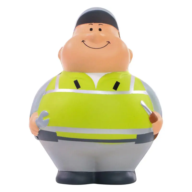 SQUEEZIES Pannenhilfe Bert - Bunter Stressball, Handtrainer, Anti-Stress Spielzeug, Multicolor