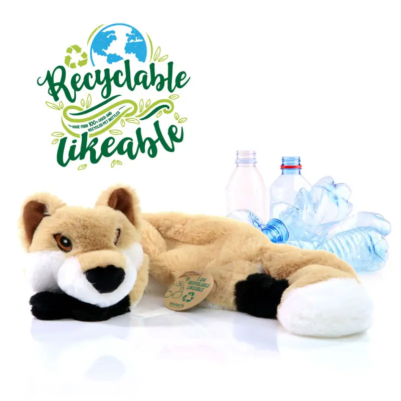 MiniFeet RecycelFuchs Spielzeug für Hunde in Beige – Umweltfreundlich & Langlebig
