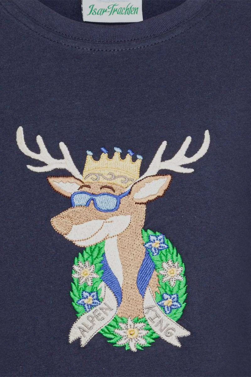 Kinder T-Shirt 'Alpen Kids' mit Hirsch