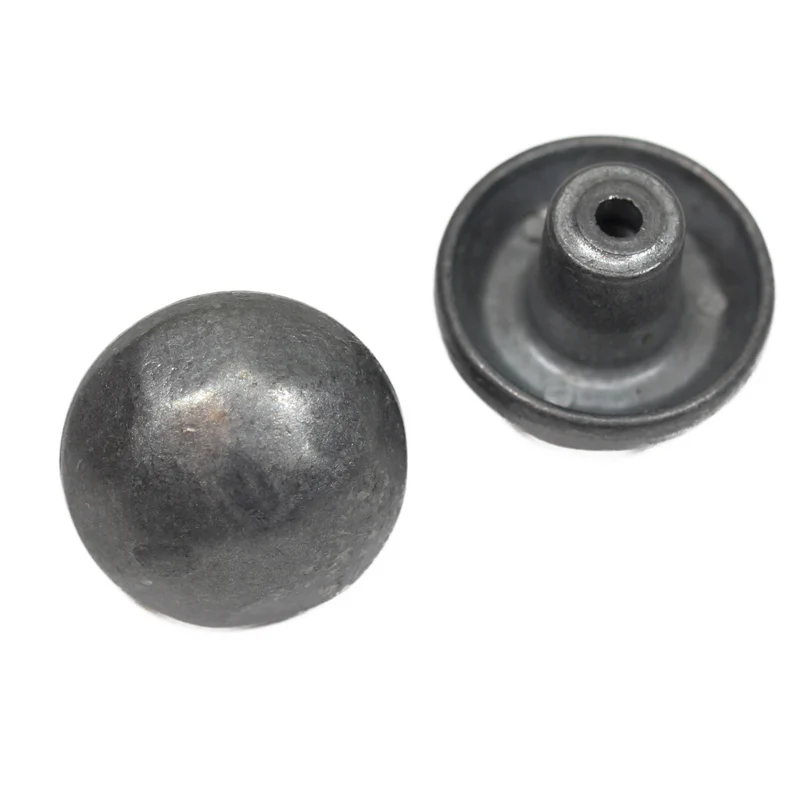 Jeansknopf Halbkugel Hammerschlag Grau – Metallknopf NJ-71
