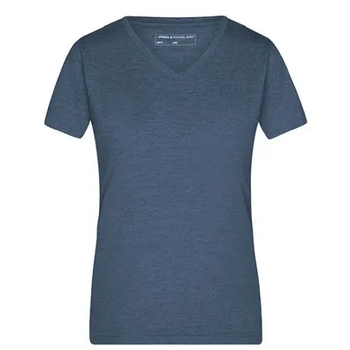 Damen-Melange-T-Shirt, weich und stylish, perfekt für den Alltag