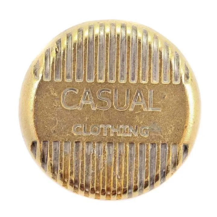 Jeansknopf Casual Goldfarben – Metallknopf NJ-52
