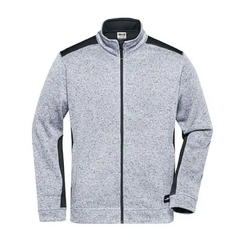 Herren Strick-Fleecejacke -STRONG- für Arbeit & Freizeit – Robust & Warm