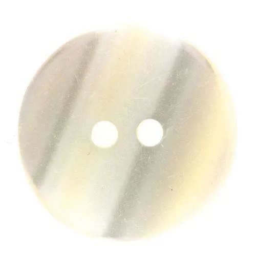 Knopf Streifenmuster Natur Creme – Kunststoffknopf KN-16